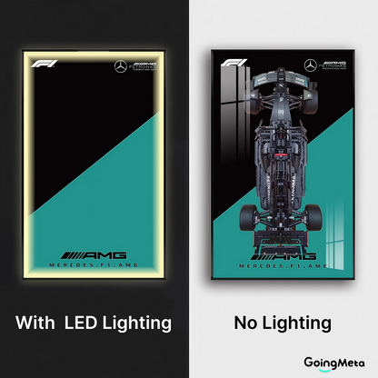 LEGO™ Frame for Mercedes-AMG F1 W14(42171), Wall Mount Showcase Frame, Christmas Gift