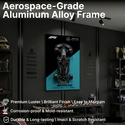 LEGO™ Frame for Mercedes-AMG F1 W14(42171), Wall Mount Showcase Frame, Christmas Gift