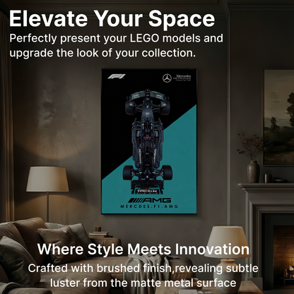 LEGO™ Frame for Mercedes-AMG F1 W14(42171), Wall Mount Showcase Frame, Christmas Gift