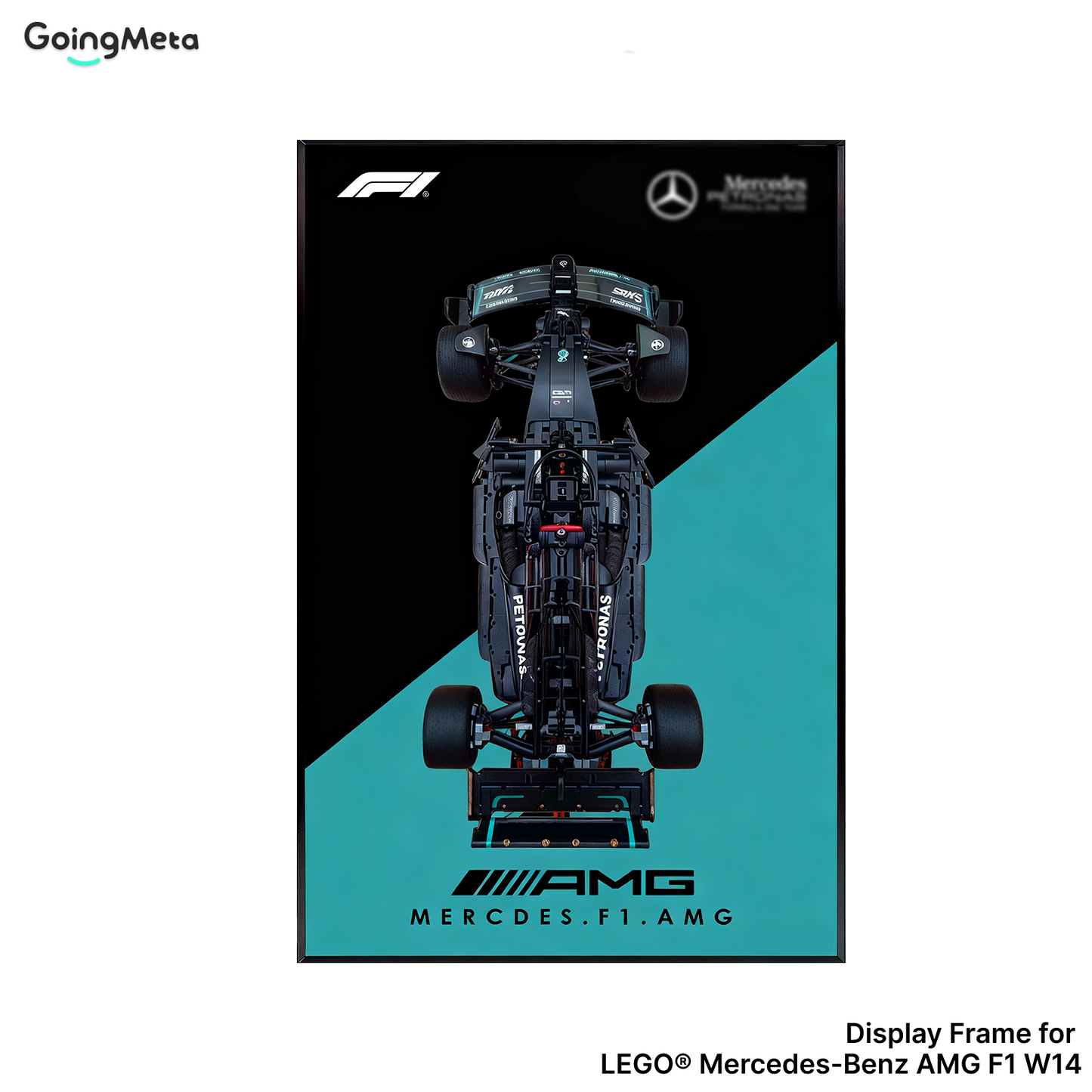 LEGO™ Frame for Mercedes-AMG F1 W14(42171), Wall Mount Showcase Frame, Christmas Gift