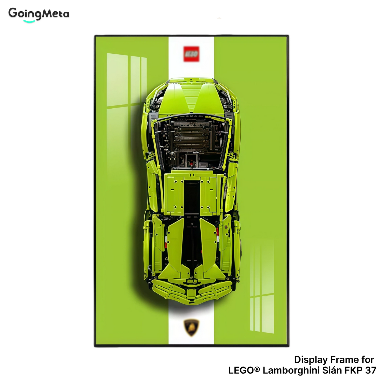 LEGO™ Frame for Lamborghini Sián FKP 37(42115), Wall Mount Showcase Frame, Christmas Gift