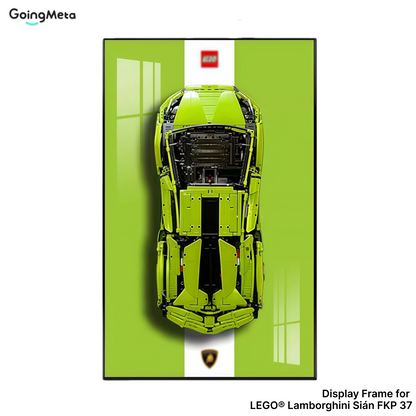 LEGO™ Frame for Lamborghini Sián FKP 37(42115), Wall Mount Showcase Frame, Christmas Gift