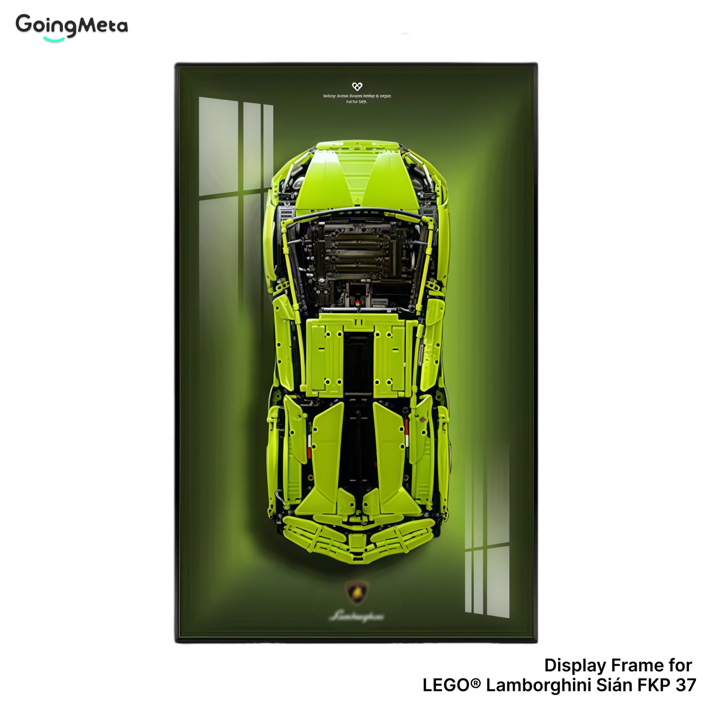 LEGO™ Frame for Lamborghini Sián FKP 37(42115), Wall Mount Showcase Frame, Christmas Gift