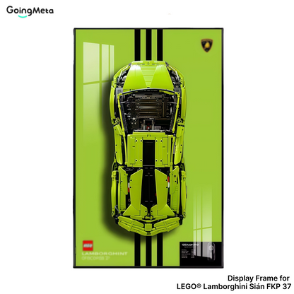 LEGO™ Frame for Lamborghini Sián FKP 37(42115), Wall Mount Showcase Frame, Christmas Gift