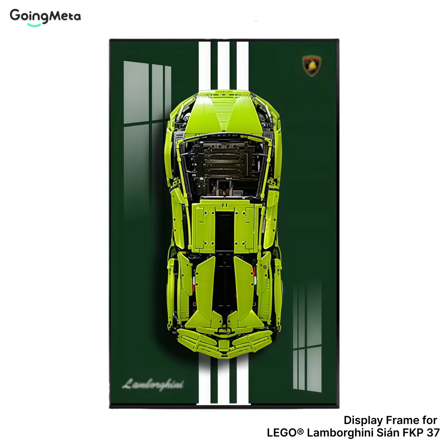 LEGO™ Frame for Lamborghini Sián FKP 37(42115), Wall Mount Showcase Frame, Christmas Gift