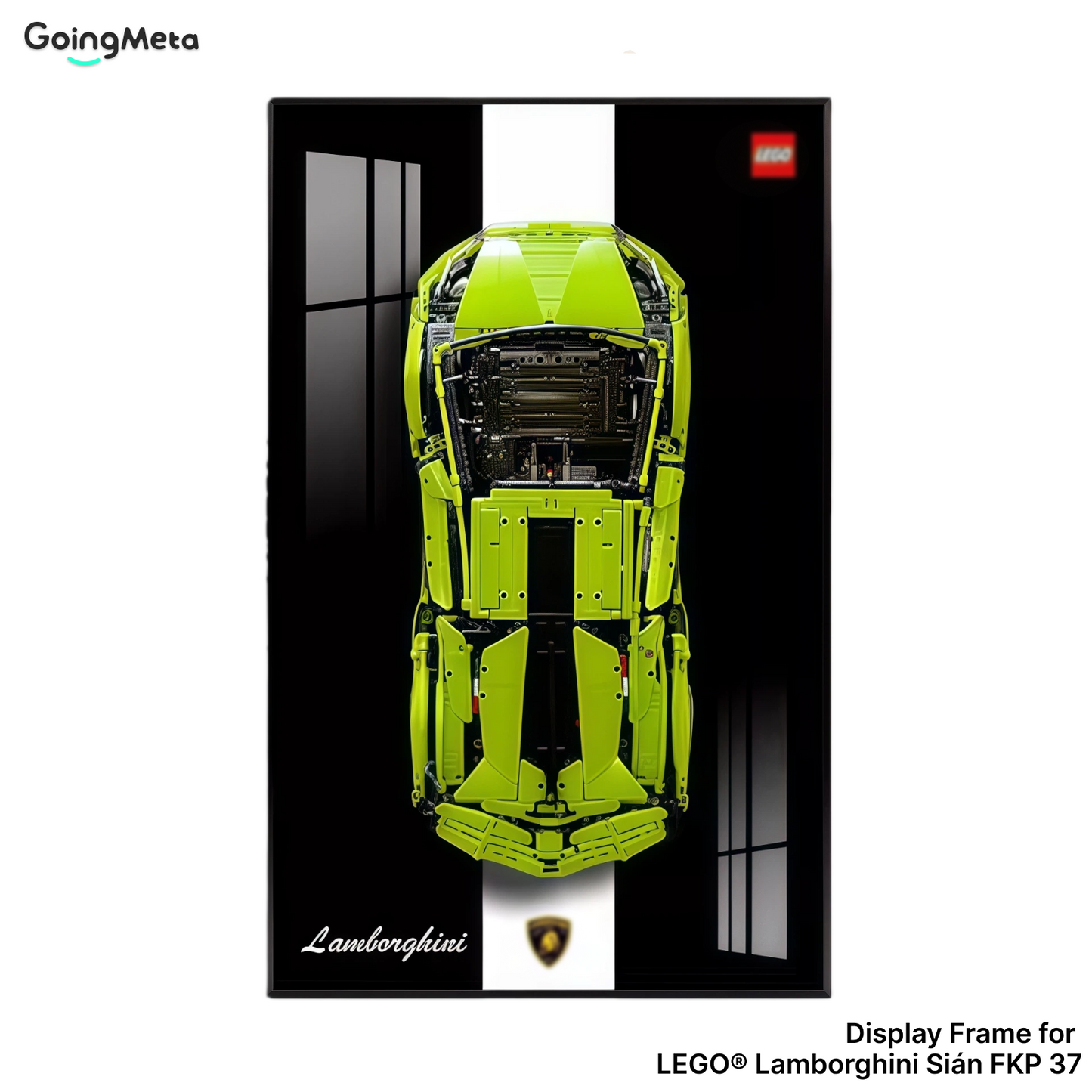 LEGO™ Frame for Lamborghini Sián FKP 37(42115), Wall Mount Showcase Frame, Christmas Gift