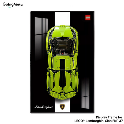 LEGO™ Frame for Lamborghini Sián FKP 37(42115), Wall Mount Showcase Frame, Christmas Gift