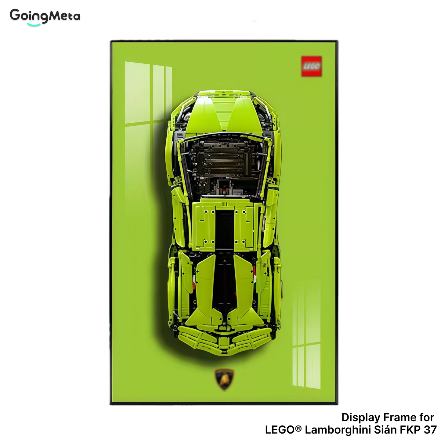 LEGO™ Frame for Lamborghini Sián FKP 37(42115), Wall Mount Showcase Frame, Christmas Gift