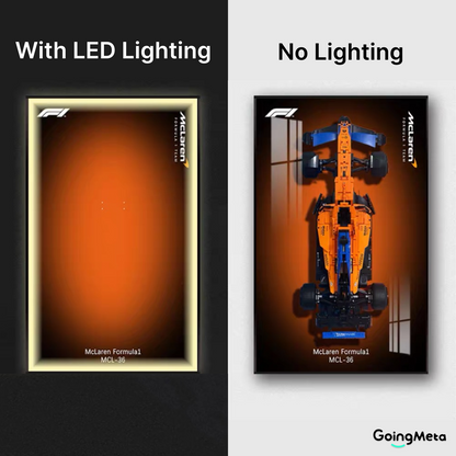 LEGO™ Frame for McLaren Formula 1™ Race Car(42141), Wall Mount Showcase Frame, Christmas Gift