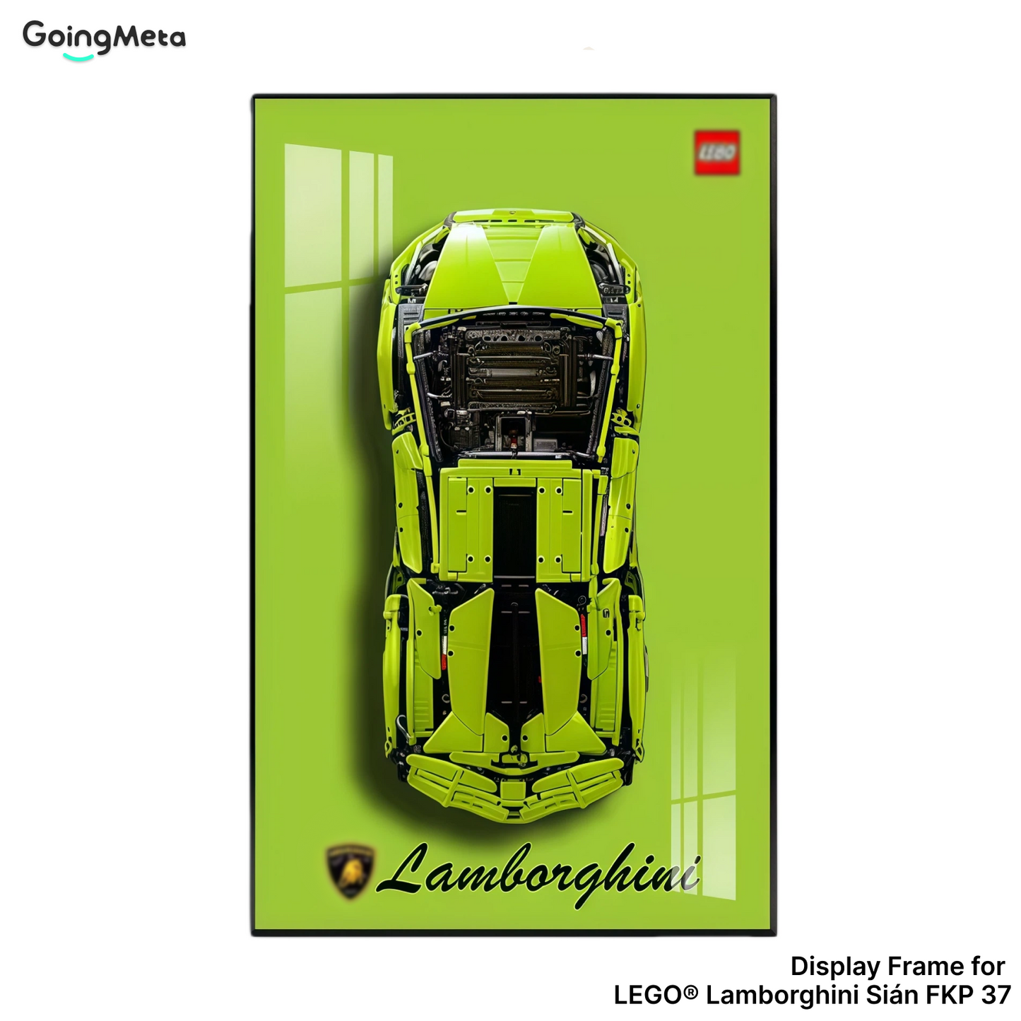 LEGO™ Frame for Lamborghini Sián FKP 37(42115), Wall Mount Showcase Frame, Christmas Gift
