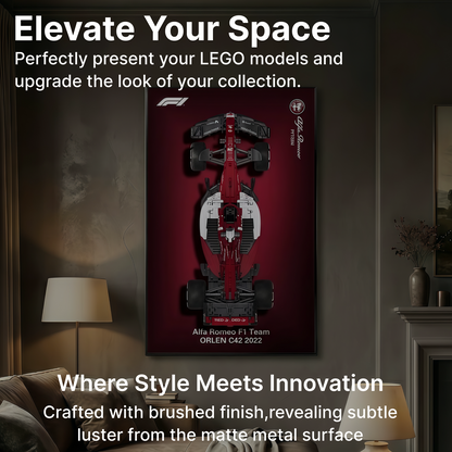 CADA™ Alfa Romeo F1 Wall Mount Frame, Wall Mount Showcase Frame, Christmas Gift