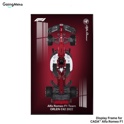 CADA™ Alfa Romeo F1 Wall Mount Frame, Wall Mount Showcase Frame, Christmas Gift