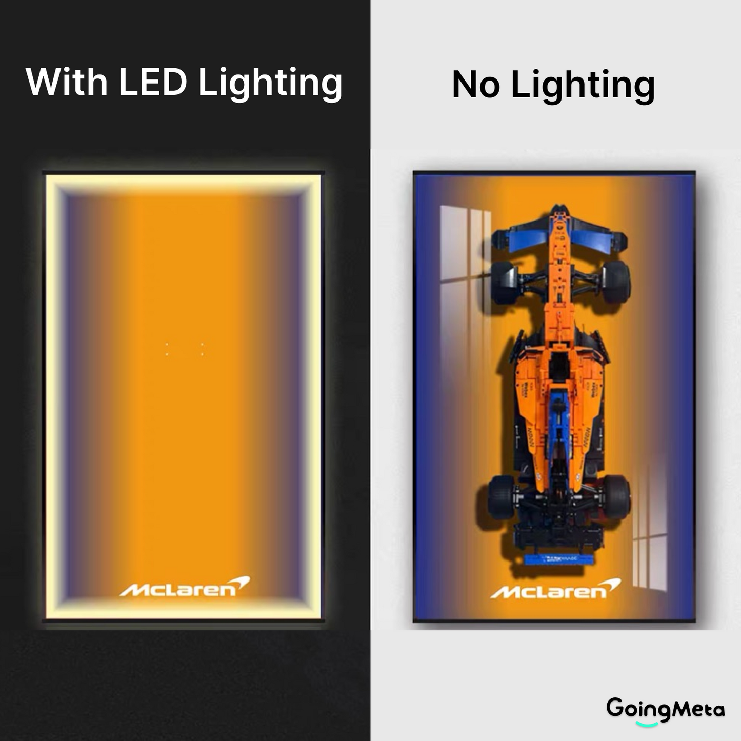 LEGO™ Frame for McLaren Formula 1™ Race Car(42141), Wall Mount Showcase Frame, Christmas Gift