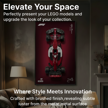 CADA™ Alfa Romeo F1 Wall Mount Frame, Wall Mount Showcase Frame, Christmas Gift