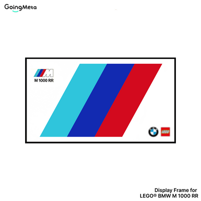 LEGO™ Frame for BMW M 1000 RR(42130), Wall Mount Showcase Frame, Christmas Gift
