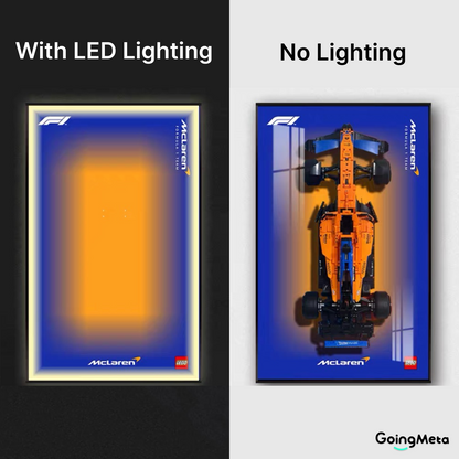 LEGO™ Frame for McLaren Formula 1™ Race Car(42141), Wall Mount Showcase Frame, Christmas Gift