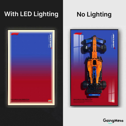 LEGO™ Frame for McLaren Formula 1™ Race Car(42141), Wall Mount Showcase Frame, Christmas Gift