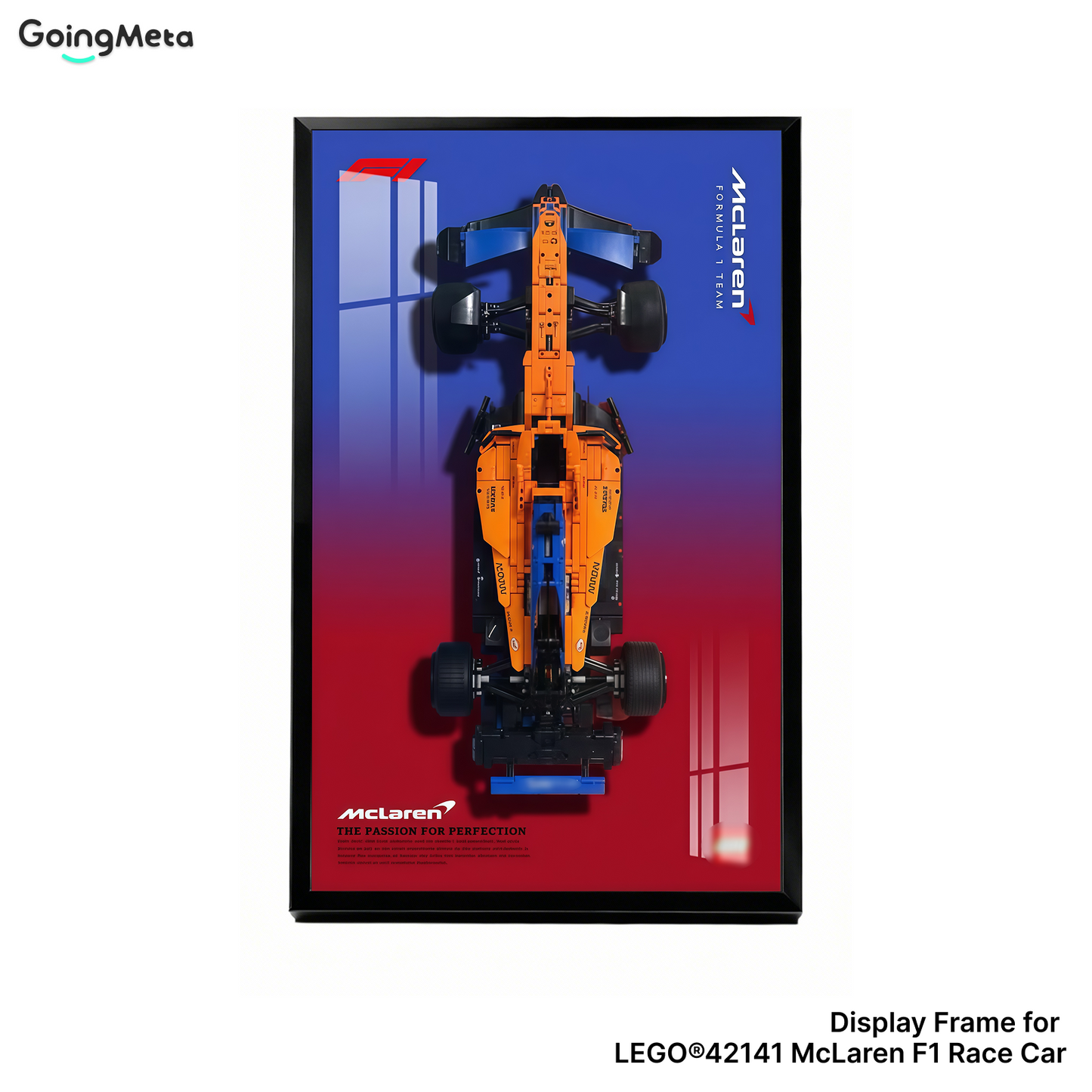 LEGO™ Frame for McLaren Formula 1™ Race Car(42141), Wall Mount Showcase Frame, Christmas Gift