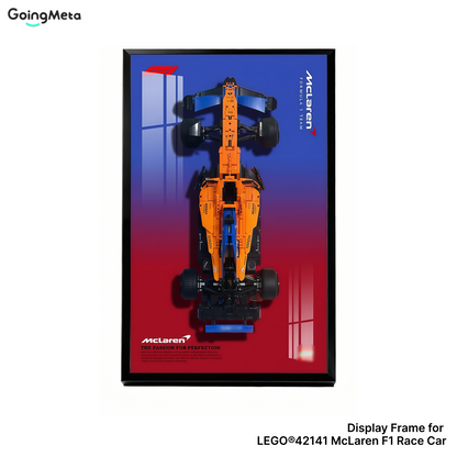 LEGO™ Frame for McLaren Formula 1™ Race Car(42141), Wall Mount Showcase Frame, Christmas Gift