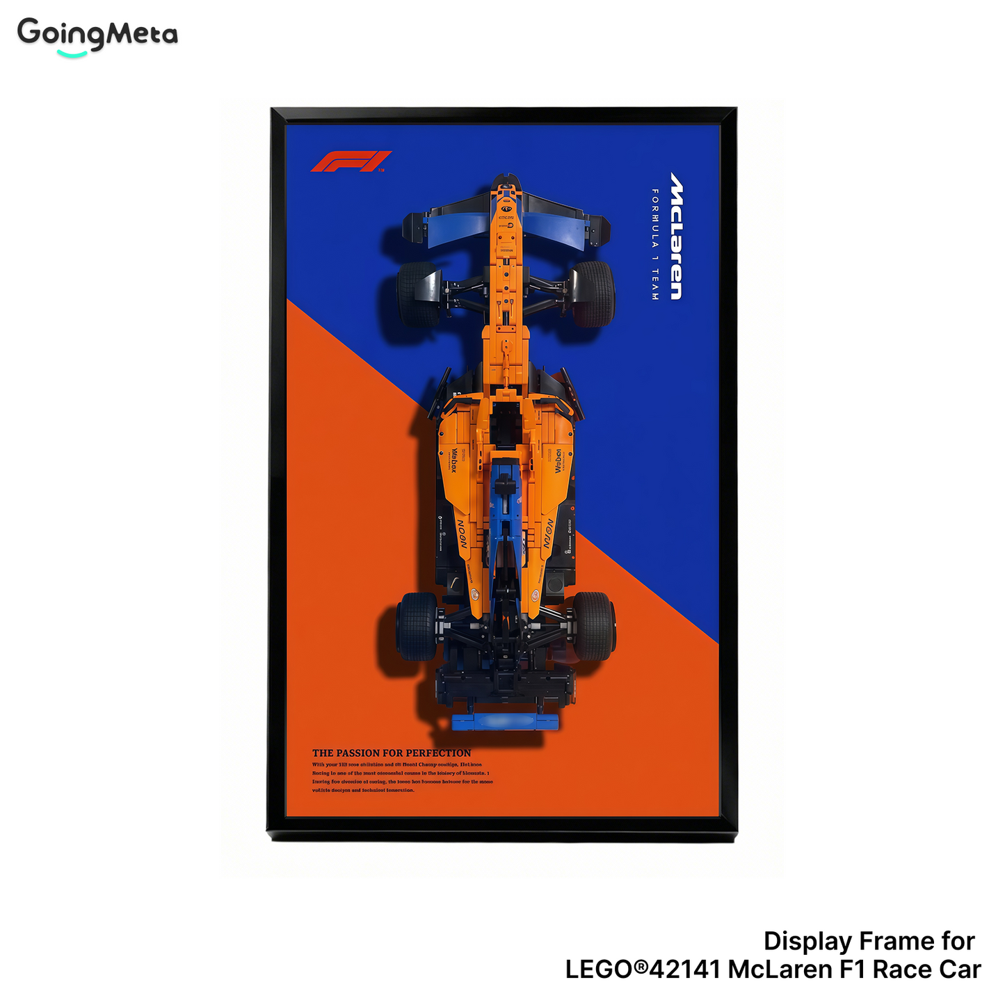 LEGO™ Frame for McLaren Formula 1™ Race Car(42141), Wall Mount Showcase Frame, Christmas Gift