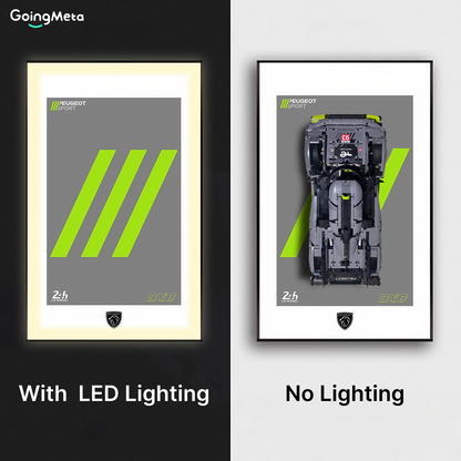 LEGO™ Frame for Peugeot(42156), Wall Mount Showcase Frame, Christmas Gift