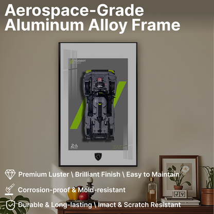 LEGO™ Frame for Peugeot(42156), Wall Mount Showcase Frame, Christmas Gift