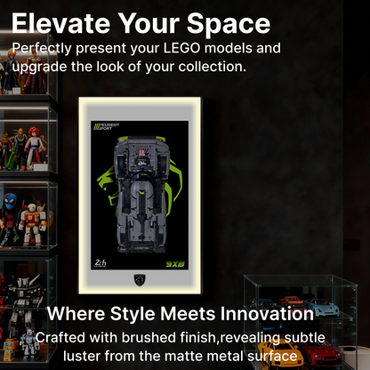 LEGO™ Frame for Peugeot(42156), Wall Mount Showcase Frame, Christmas Gift