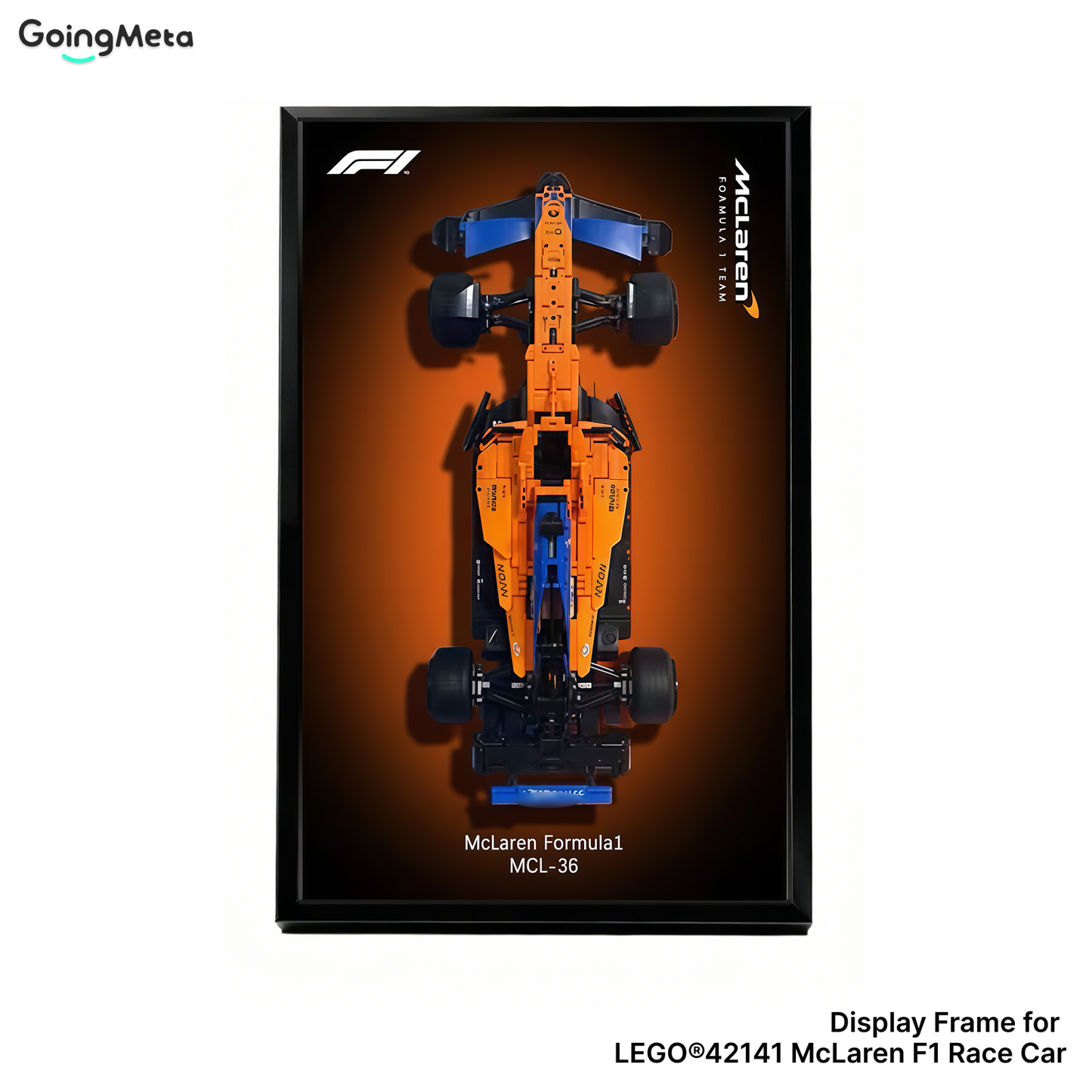 LEGO™ Frame for McLaren Formula 1™ Race Car(42141), Wall Mount Showcase Frame, Christmas Gift