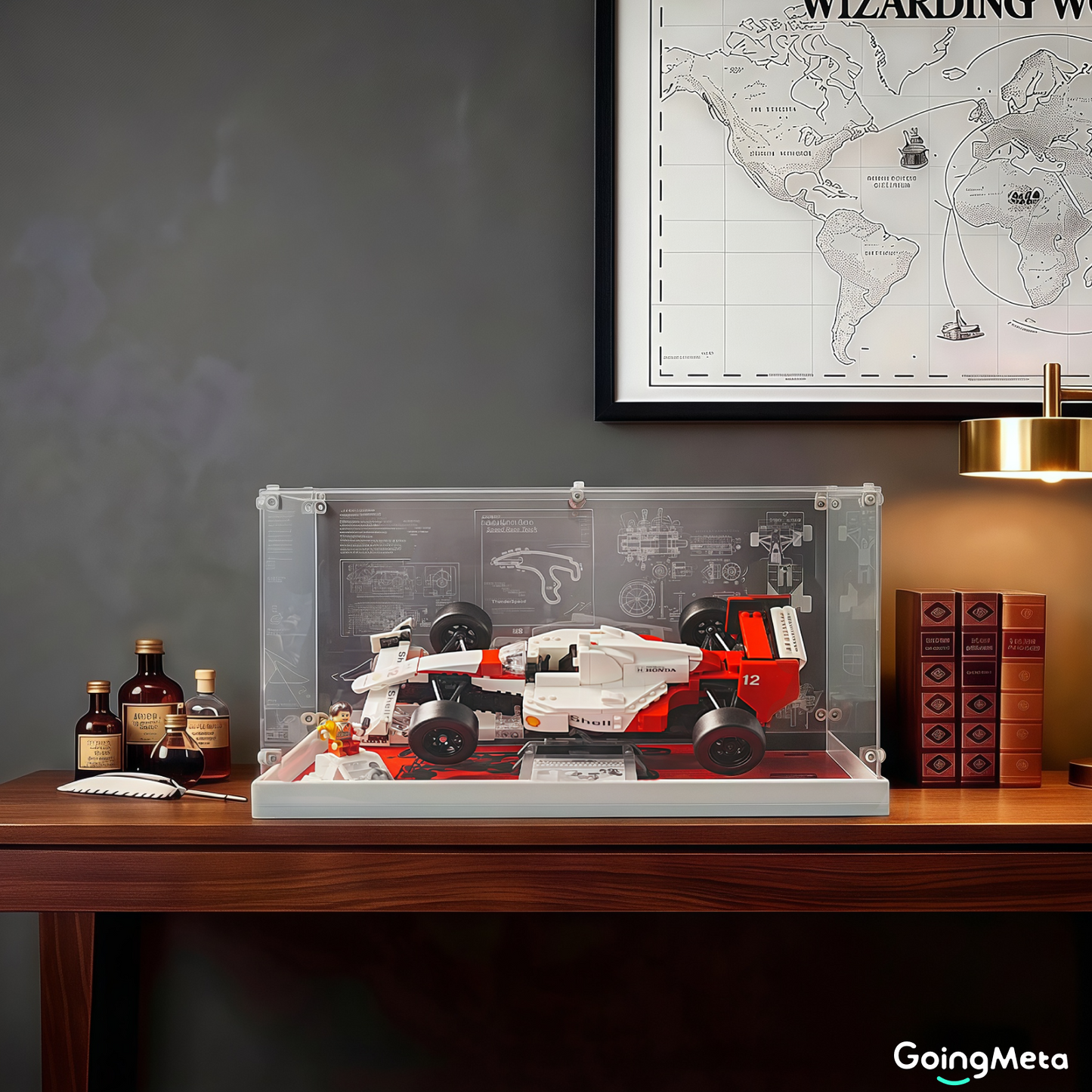 LEGO™ Show Case for 10330 Mclaren MP4/4 F1 & Ayrton Senna, 10353 Williams Racing FW14B & Nigel Mansell
