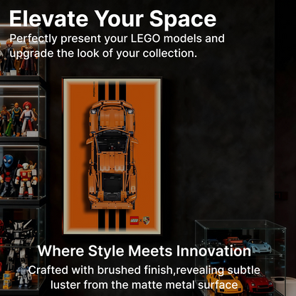 LEGO™ Frame for Porsche 911 GT3 RS(42056), Wall Mount Showcase Frame, Christmas Gift