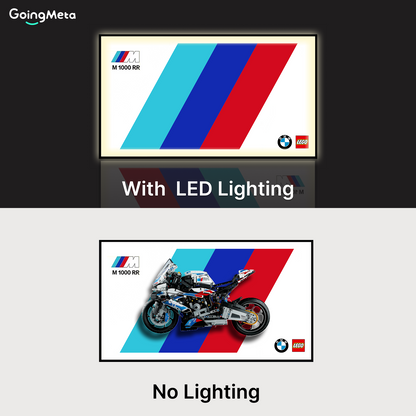 LEGO™ Frame for BMW M 1000 RR(42130), Wall Mount Showcase Frame, Christmas Gift