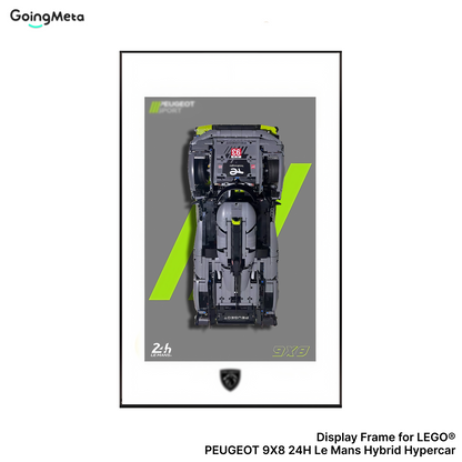LEGO™ Frame for Peugeot(42156), Wall Mount Showcase Frame, Christmas Gift