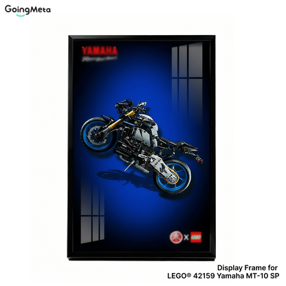 LEGO™ Frame for Yamaha MT-10 SP(42159), Wall Mount Showcase Frame, Christmas Gift