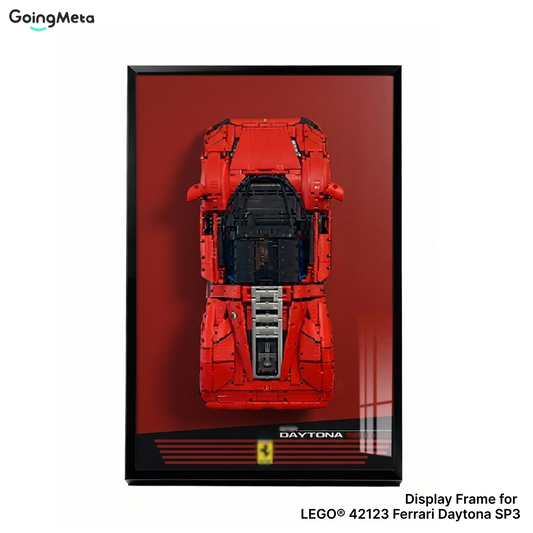 LEGO™ Frame for Ferrari Daytona SP3(42143), Wall Mount Showcase Frame, Christmas Gift