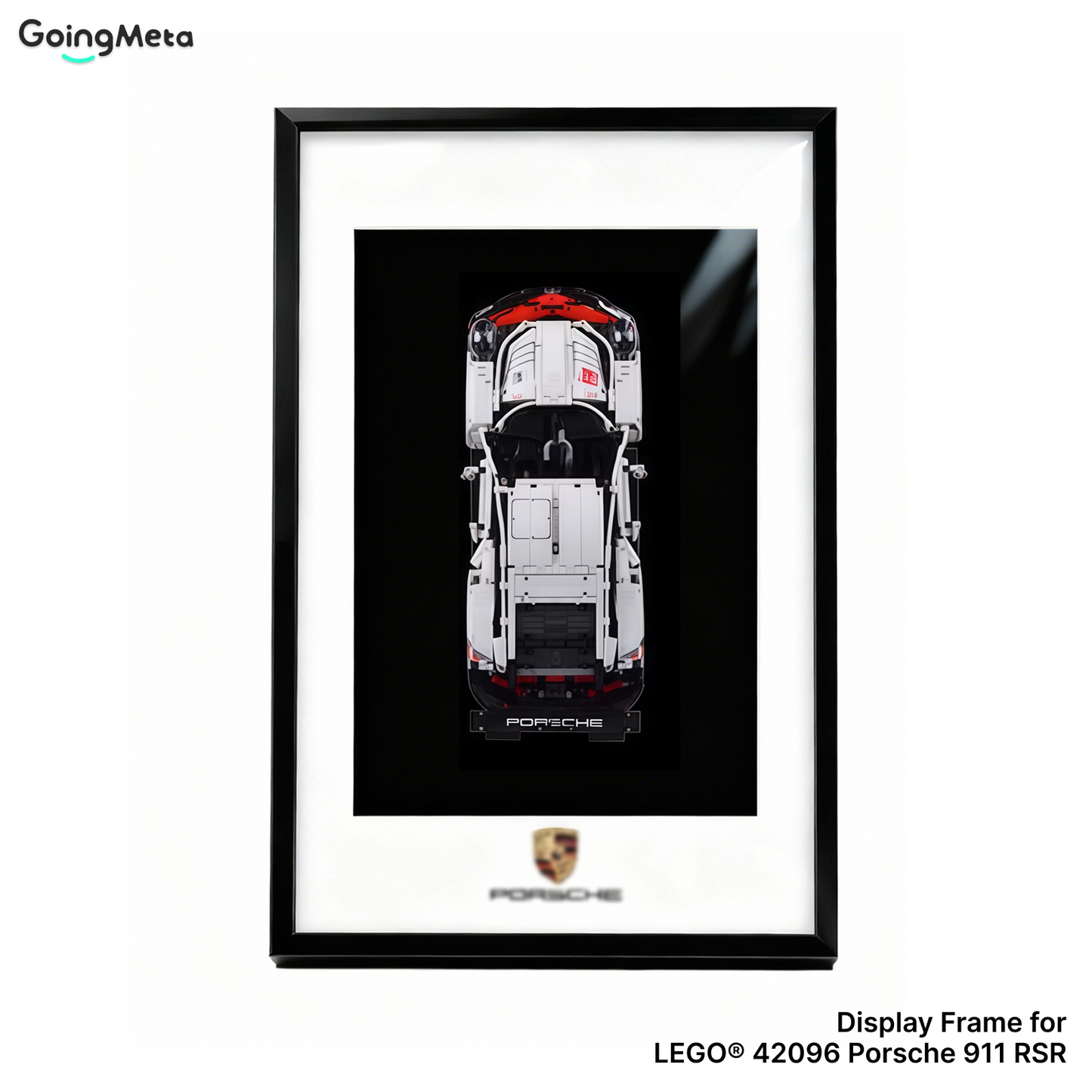LEGO™ Frame for Porsche 911 RSR(42096), Wall Mount Showcase Frame, Christmas Gift