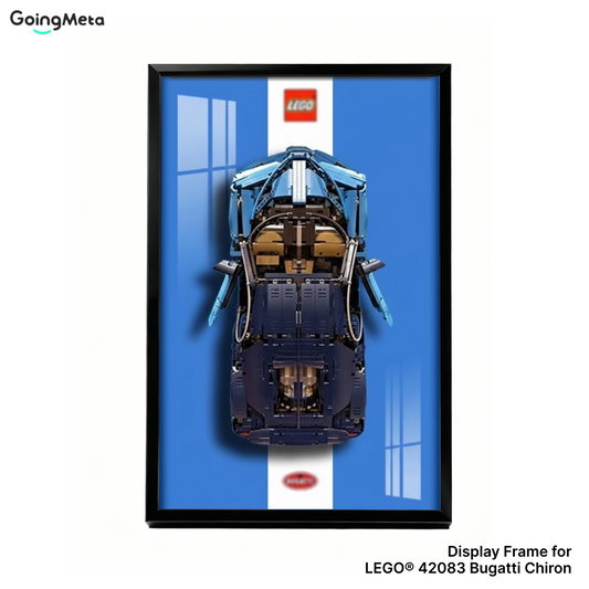 LEGO™ Frame for Bugatti Chiron(42083), Wall Mount Showcase Frame, Christmas Gift
