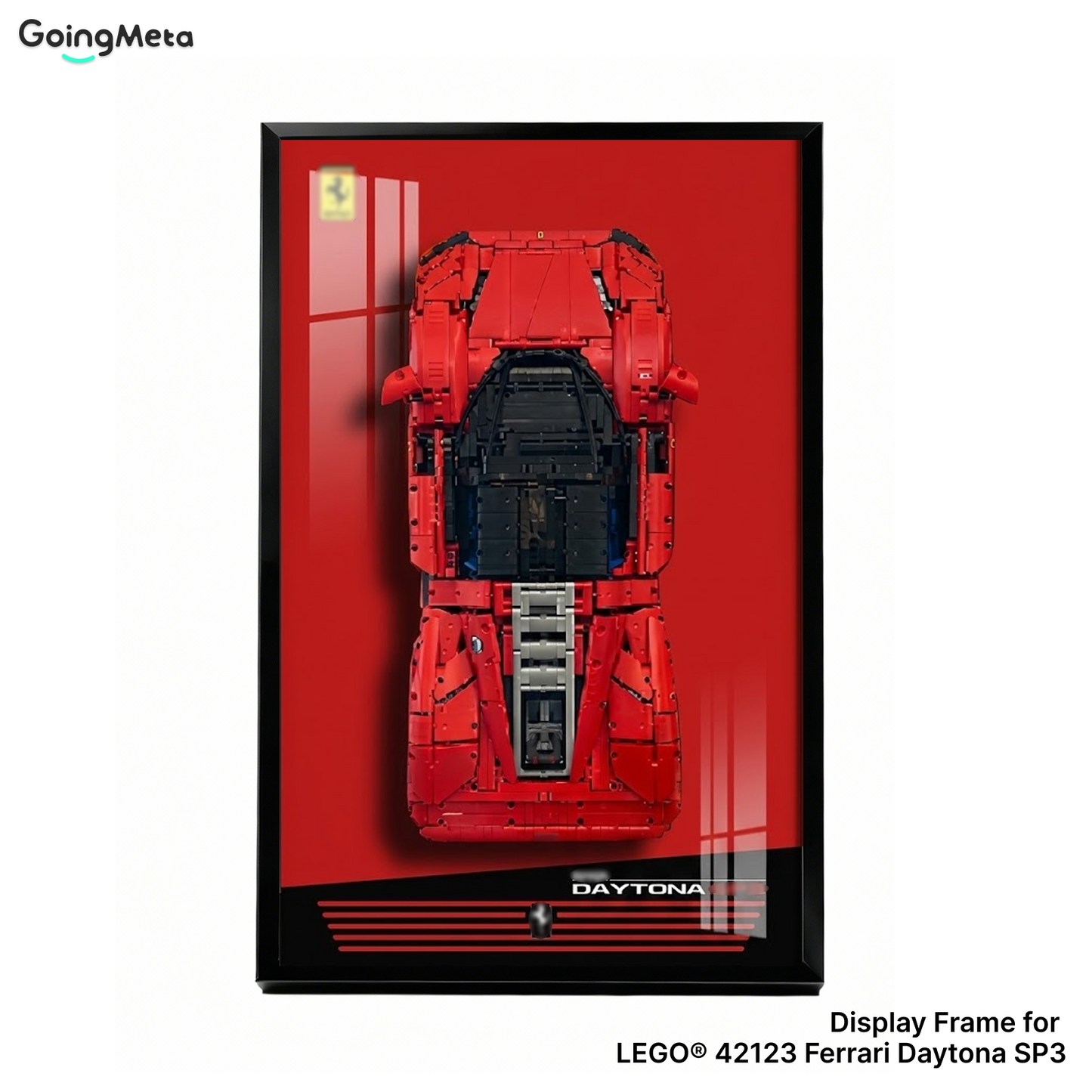 LEGO™ Frame for Ferrari Daytona SP3(42143), Wall Mount Showcase Frame, Christmas Gift