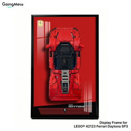 LEGO™ Frame for Ferrari Daytona SP3(42143), Wall Mount Showcase Frame, Christmas Gift