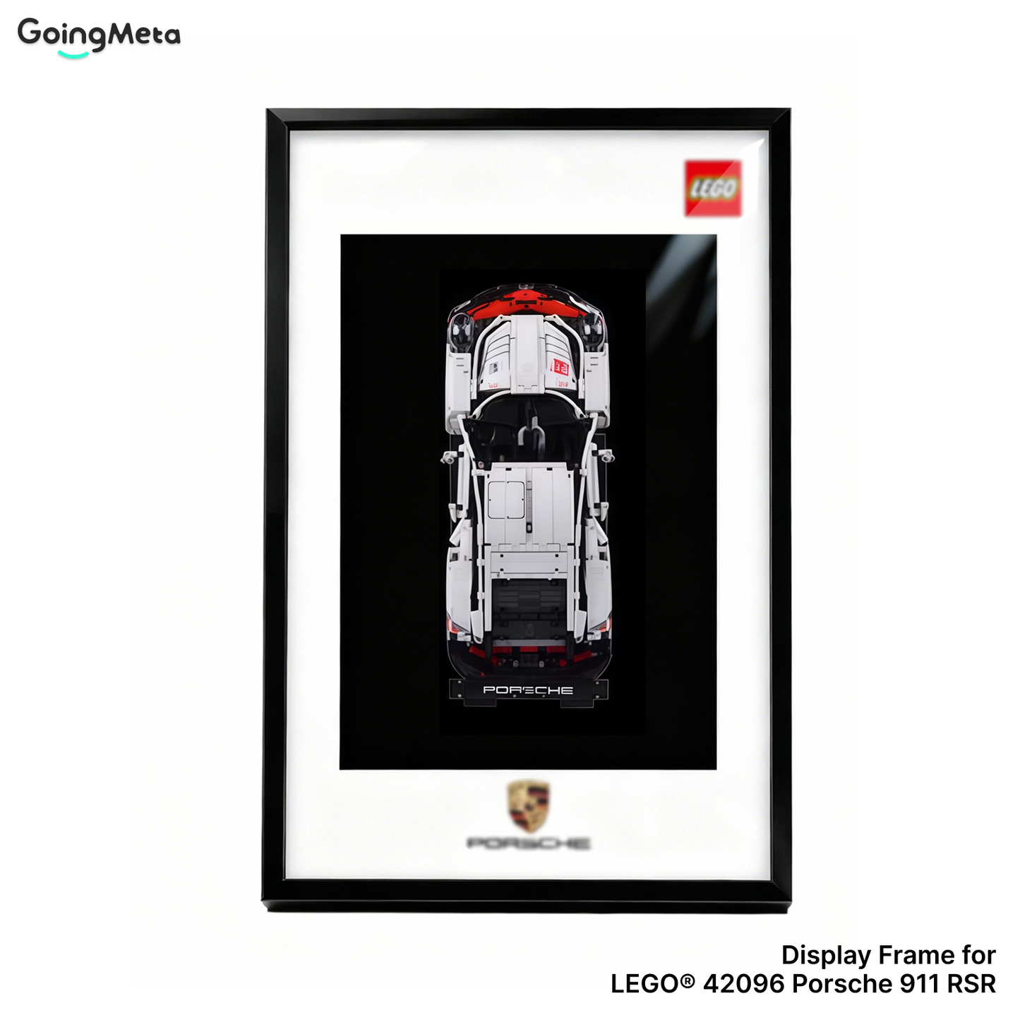 LEGO™ Frame for Porsche 911 RSR(42096), Wall Mount Showcase Frame, Christmas Gift