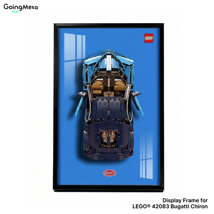 LEGO™ Frame for Bugatti Chiron(42083), Wall Mount Showcase Frame, Christmas Gift