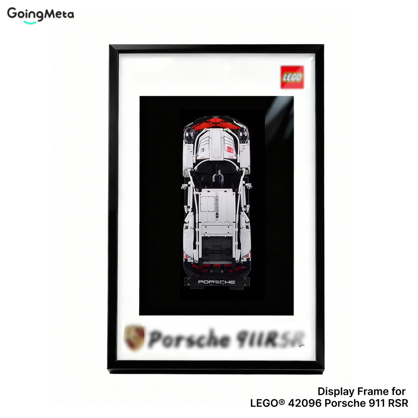 LEGO™ Frame for Porsche 911 RSR(42096), Wall Mount Showcase Frame, Christmas Gift