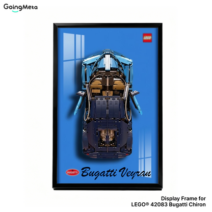 LEGO™ Frame for Bugatti Chiron(42083), Wall Mount Showcase Frame, Christmas Gift