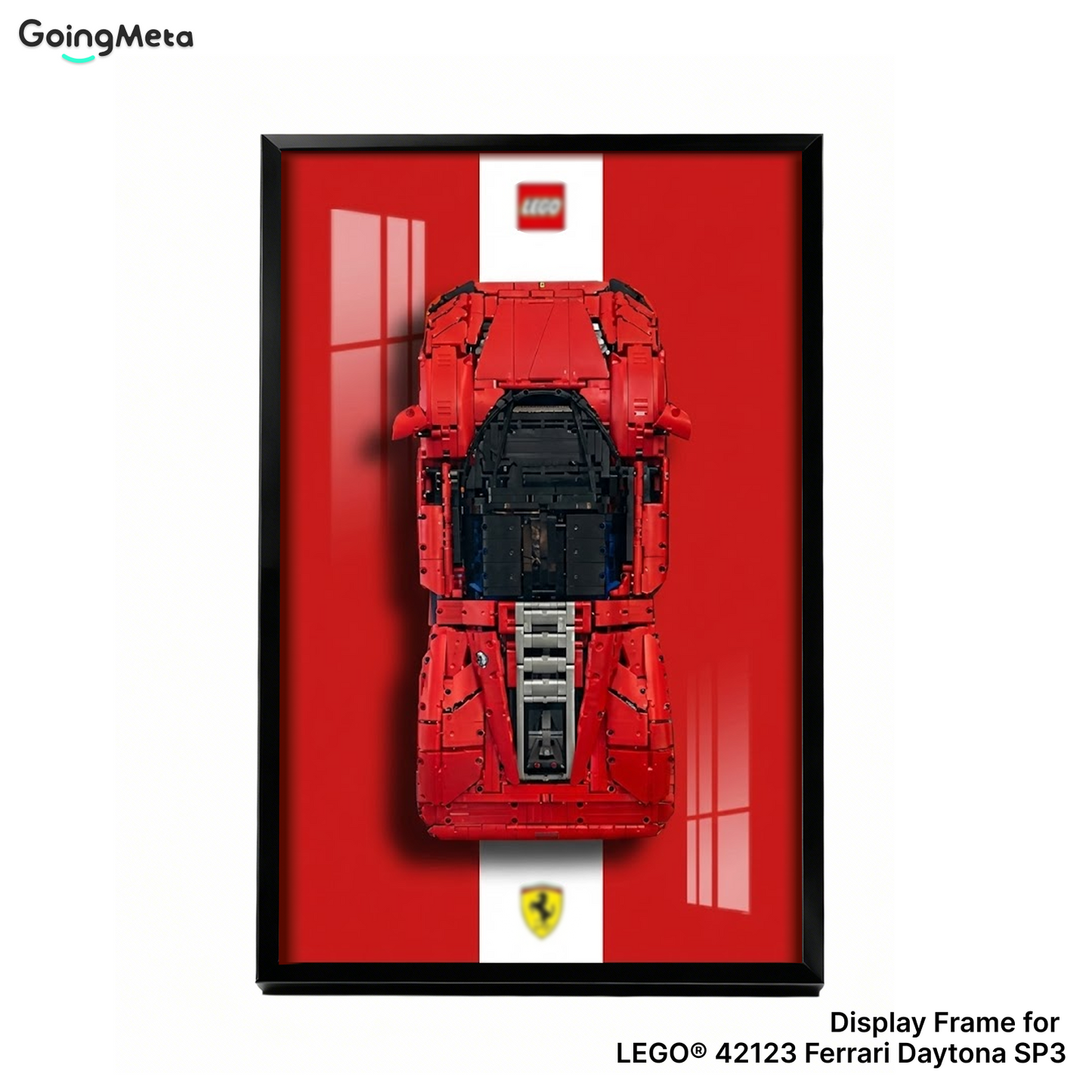 LEGO™ Frame for Ferrari Daytona SP3(42143), Wall Mount Showcase Frame, Christmas Gift
