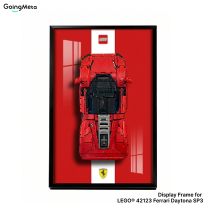 LEGO™ Frame for Ferrari Daytona SP3(42143), Wall Mount Showcase Frame, Christmas Gift