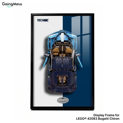 LEGO™ Frame for Bugatti Chiron(42083), Wall Mount Showcase Frame, Christmas Gift