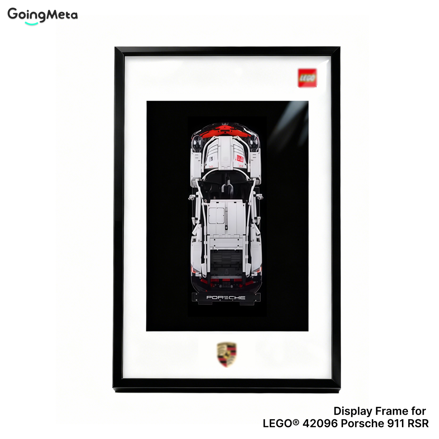 LEGO™ Frame for Porsche 911 RSR(42096), Wall Mount Showcase Frame, Christmas Gift