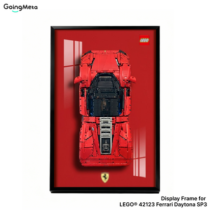 LEGO™ Frame for Ferrari Daytona SP3(42143), Wall Mount Showcase Frame, Christmas Gift