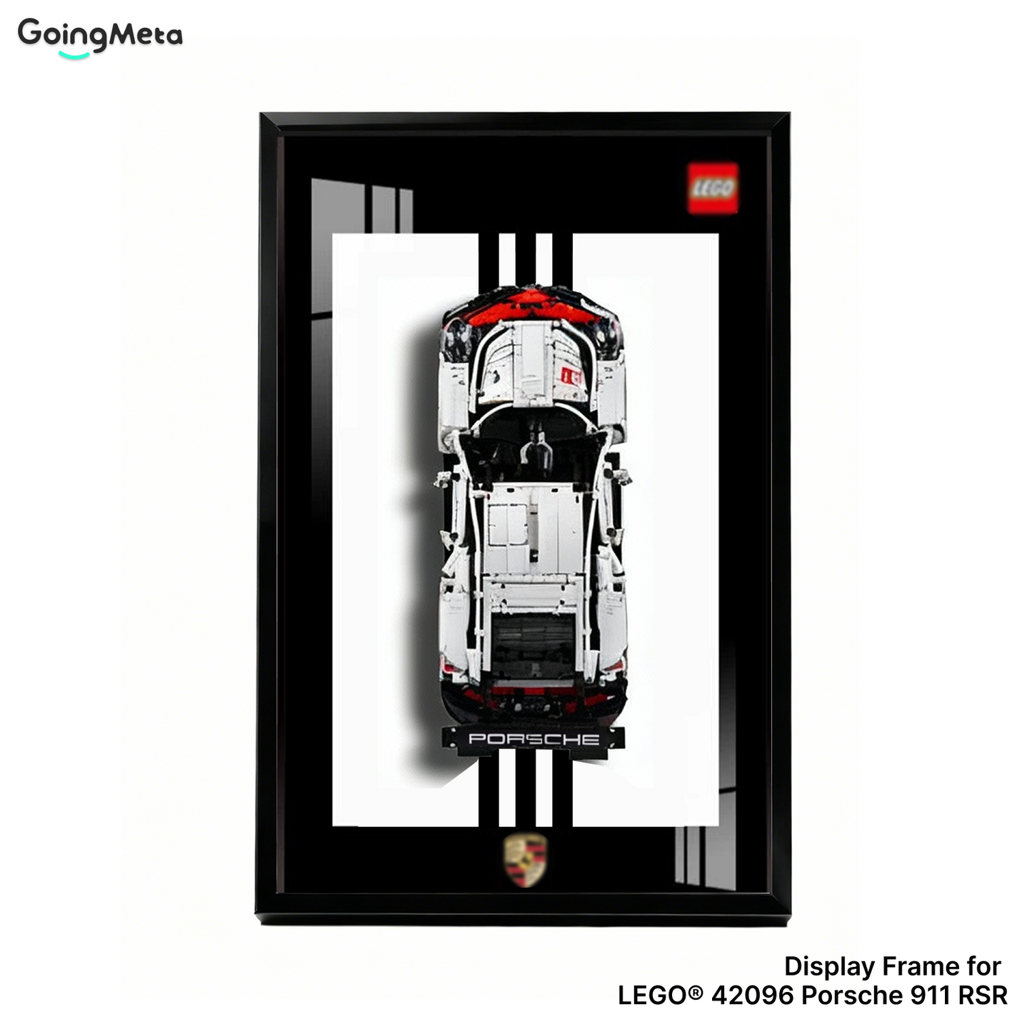 LEGO™ Frame for Porsche 911 RSR(42096), Wall Mount Showcase Frame, Christmas Gift