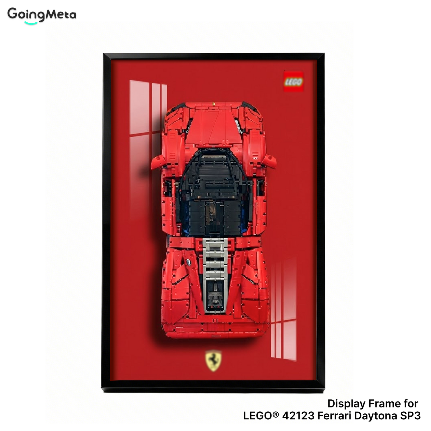 LEGO™ Frame for Ferrari Daytona SP3(42143), Wall Mount Showcase Frame, Christmas Gift