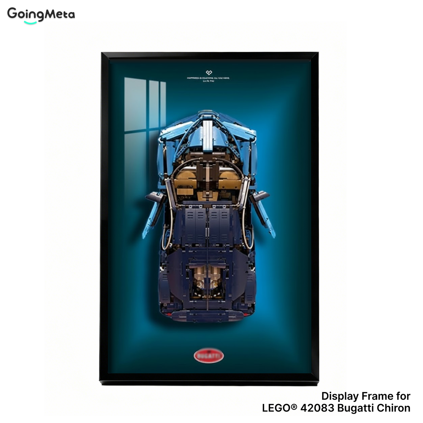 LEGO™ Frame for Bugatti Chiron(42083), Wall Mount Showcase Frame, Christmas Gift